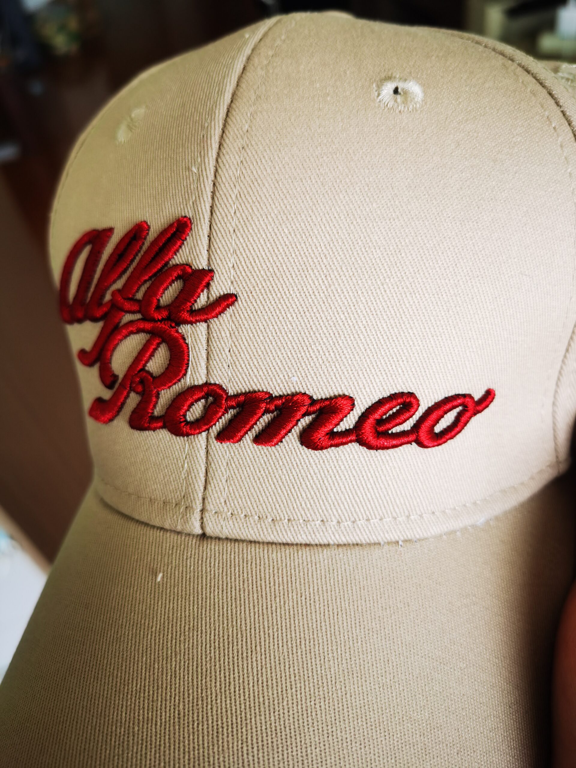 Cotton Twill Cap With 3D Embroidery