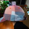 100% cotton striped cap