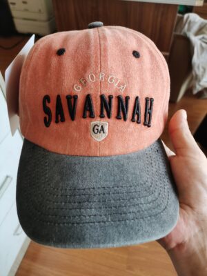 Vintage Cap With 3D Embroidery