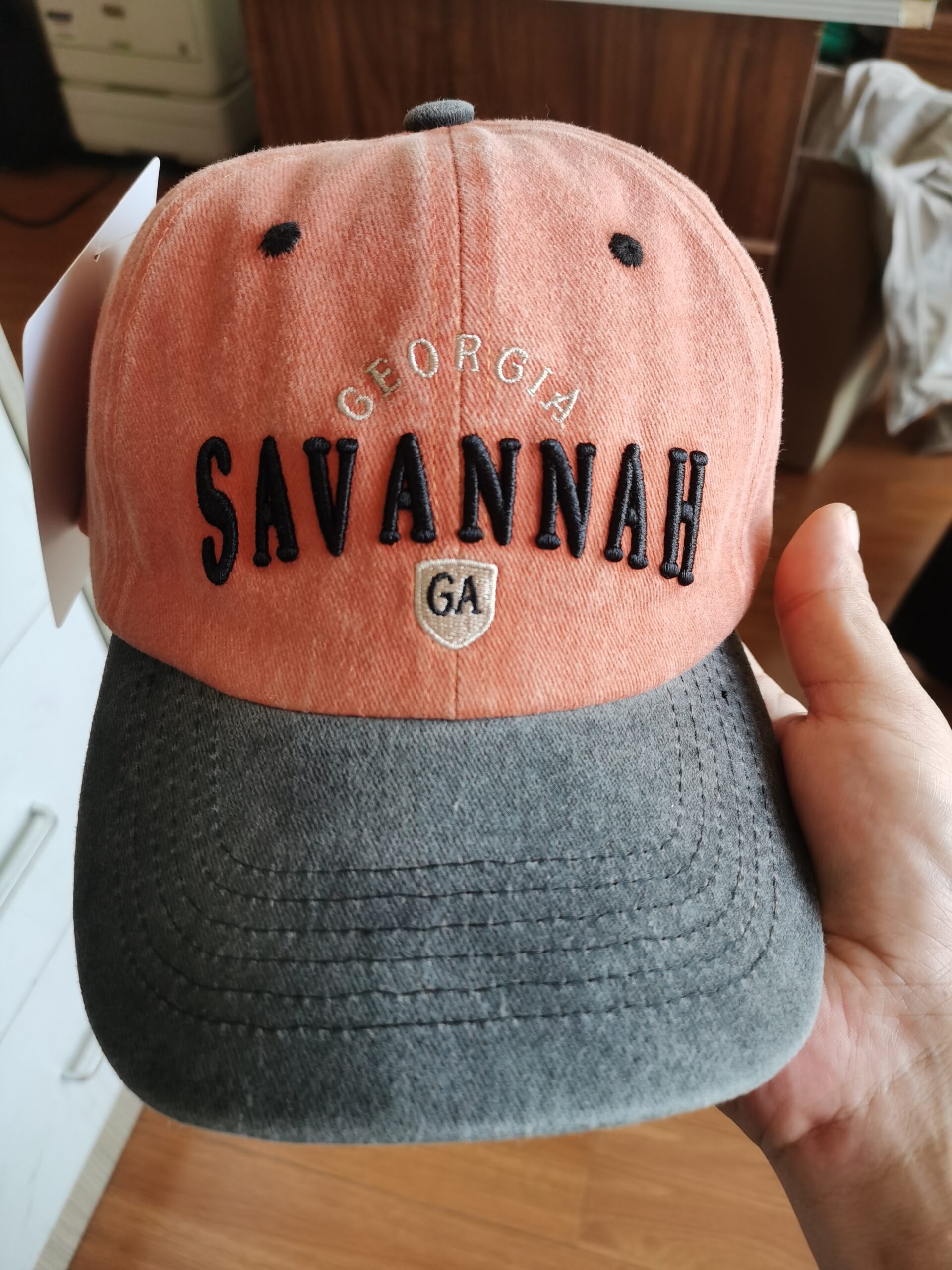 Vintage Cap With 3D Embroidery